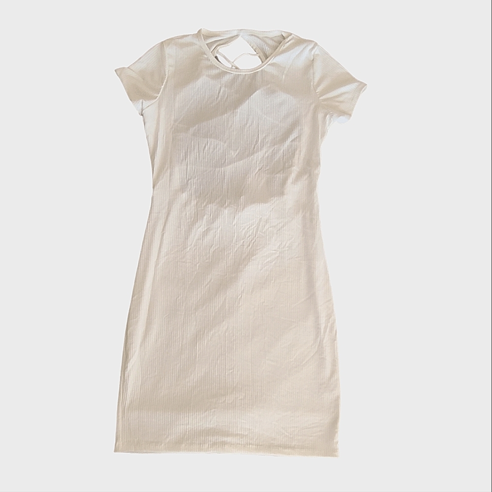 Heart Hips white mini dress